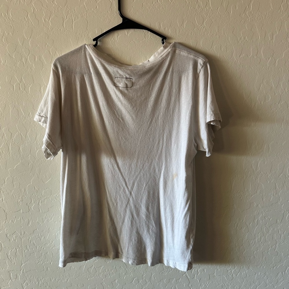 Current/Elliott White Short Sleeve Tee